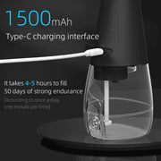 usb rechargeable water flosser, view 6 - MRSLM