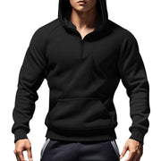 half zip fleece pullover sweater, view 5 - MRSLM