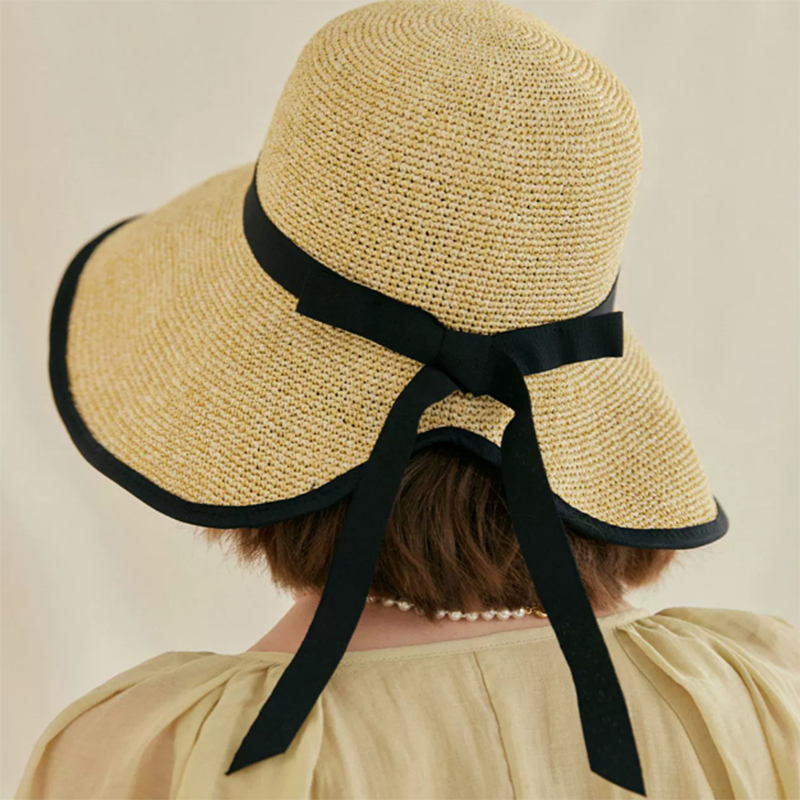 handmade summer sun hat, view 2 - MRSLM