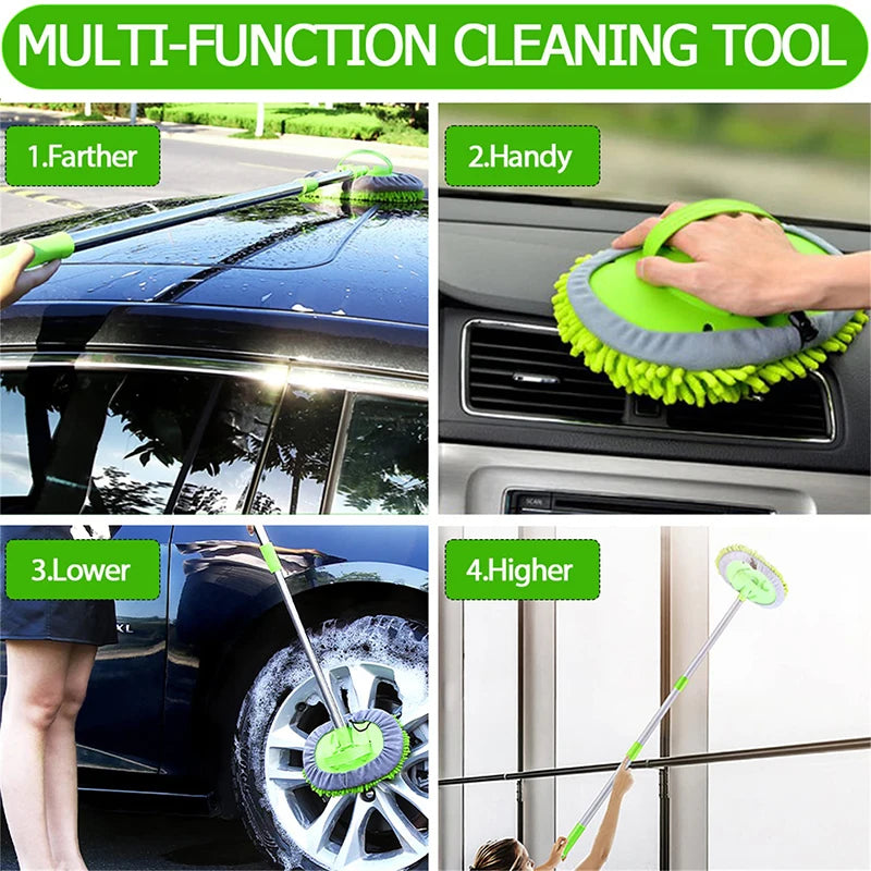 Long handle car wash mop, view 4 - MRSLM