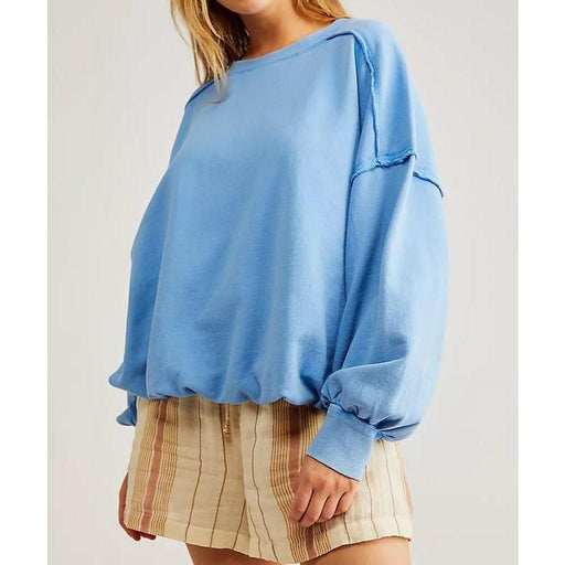 oversized long sleeve hoodie, view 2 - MRSLM