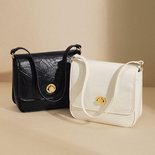 Elegant pleated crossbody shoulder bag - MRSLM