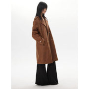 women's vintage thick trench coat, view 4 - MRSLM