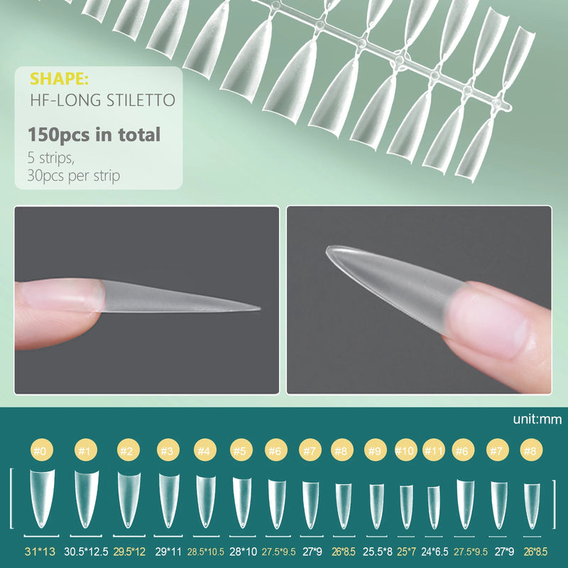 short half cover false nail tips, view 10 - MRSLM