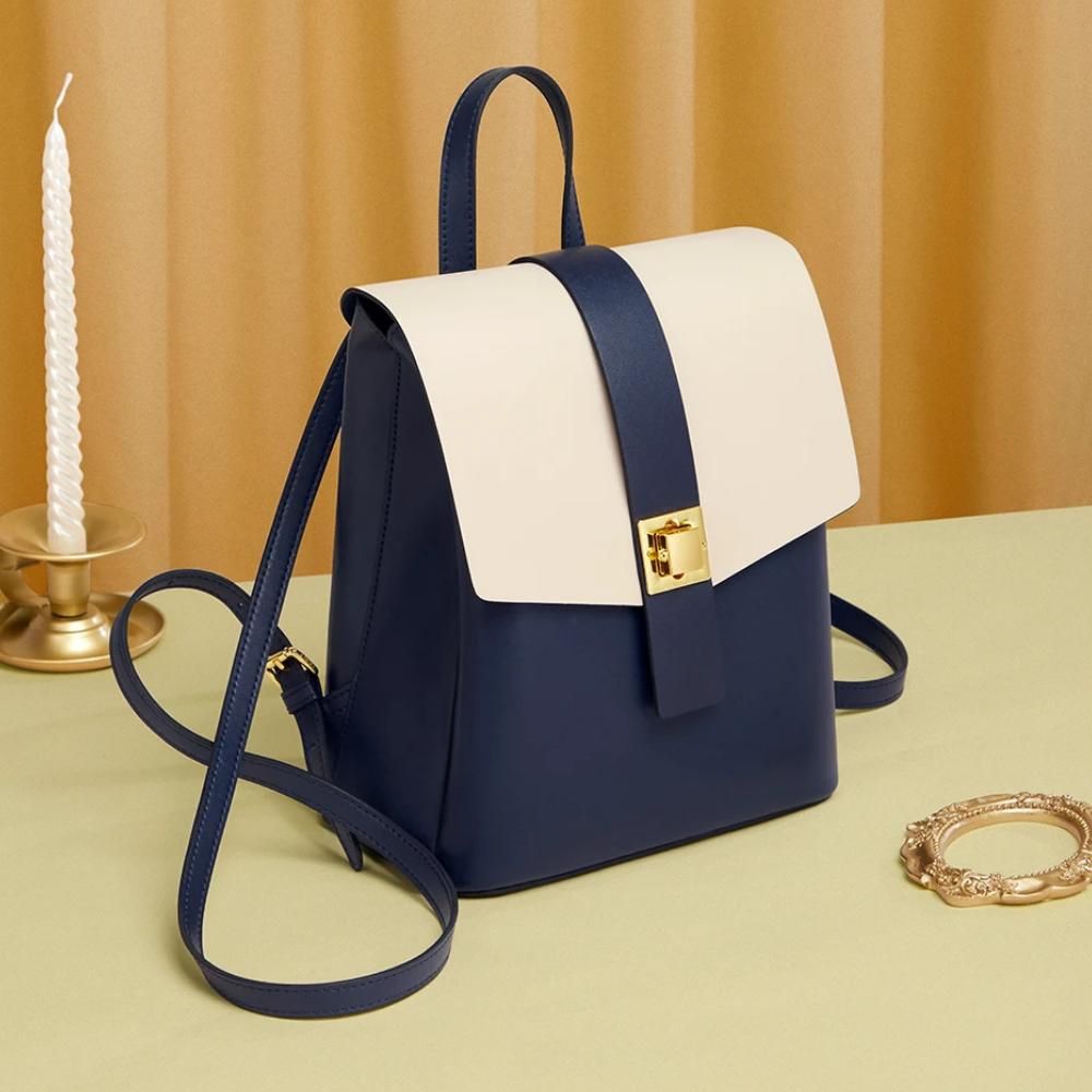 Vielseitiger modischer Lederrucksack