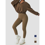 yoga fitness zip jacket, view 11 - MRSLM