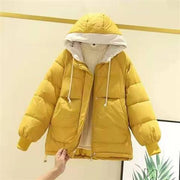 Women's short padded winter jacket, view 6 - MRSLM