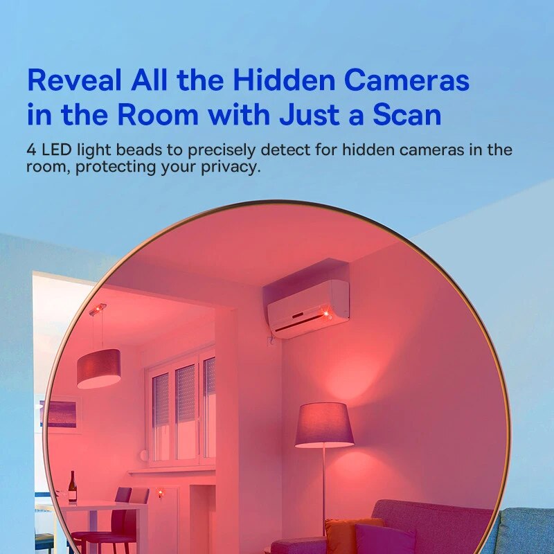 portable hidden camera detector, view 5 - MRSLM