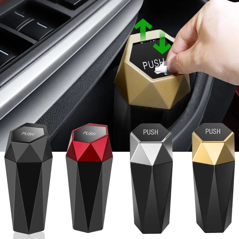 portable mini car trash can, view 6 - MRSLM