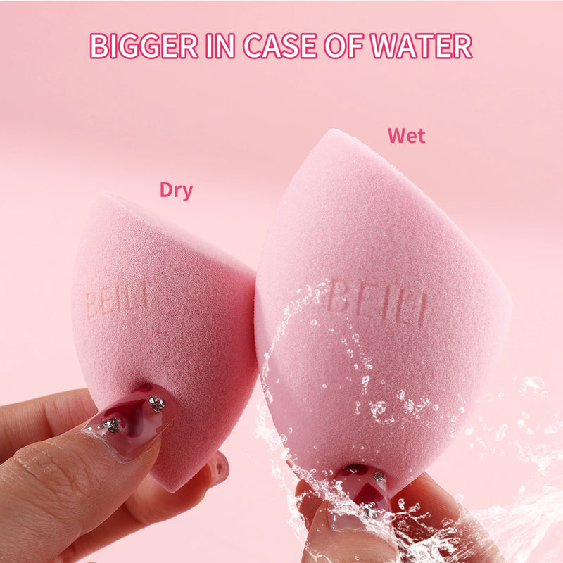 Non-latex makeup sponge with box, view 9 - MRSLM
