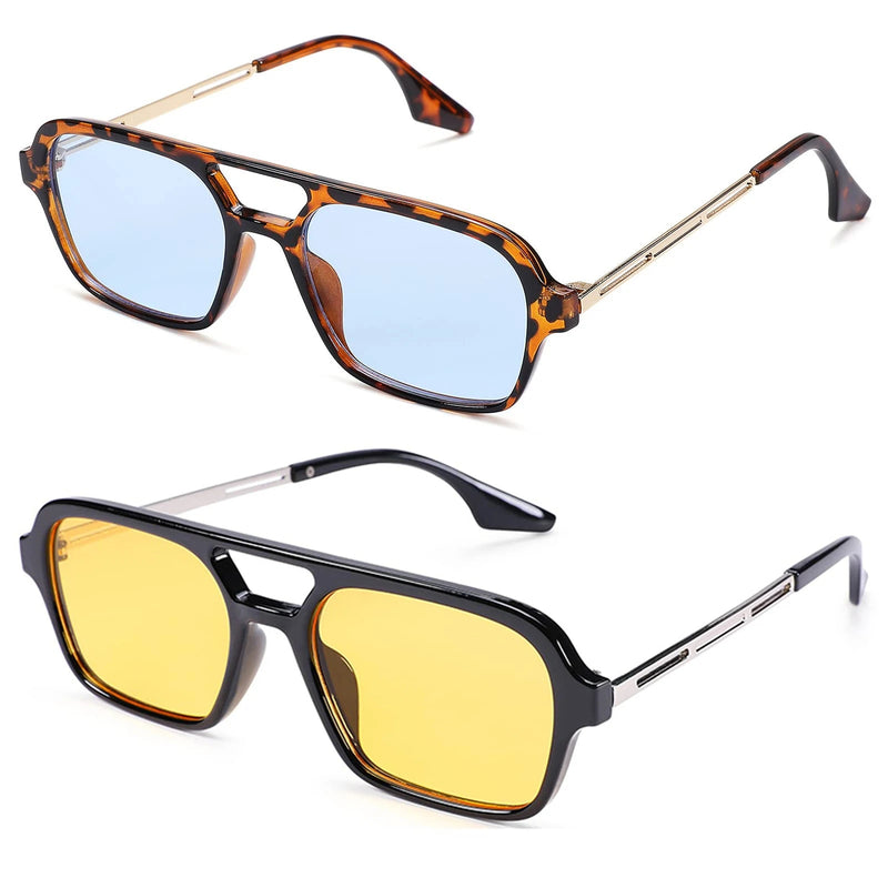 Retro pilot sunglasses, view 13 - MRSLM
