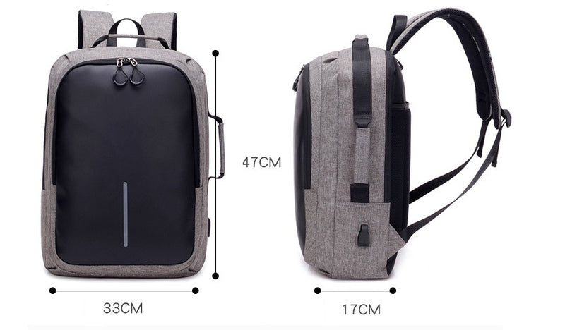 Bolsa inteligente antifurto para computador com USB