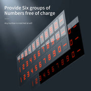 temporary car parking phone number card, view 8 - MRSLM