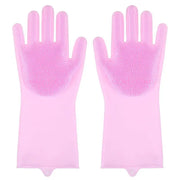 pet grooming silicone gloves, view 4 - MRSLM