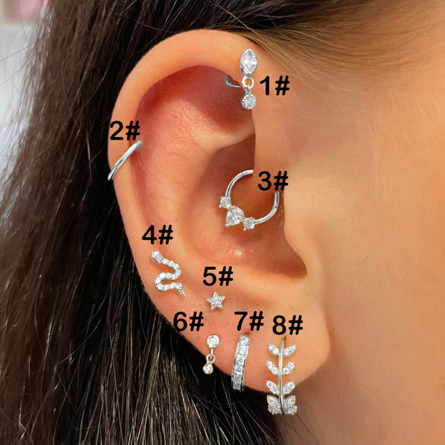 Women's Alloy Pierced Earrings