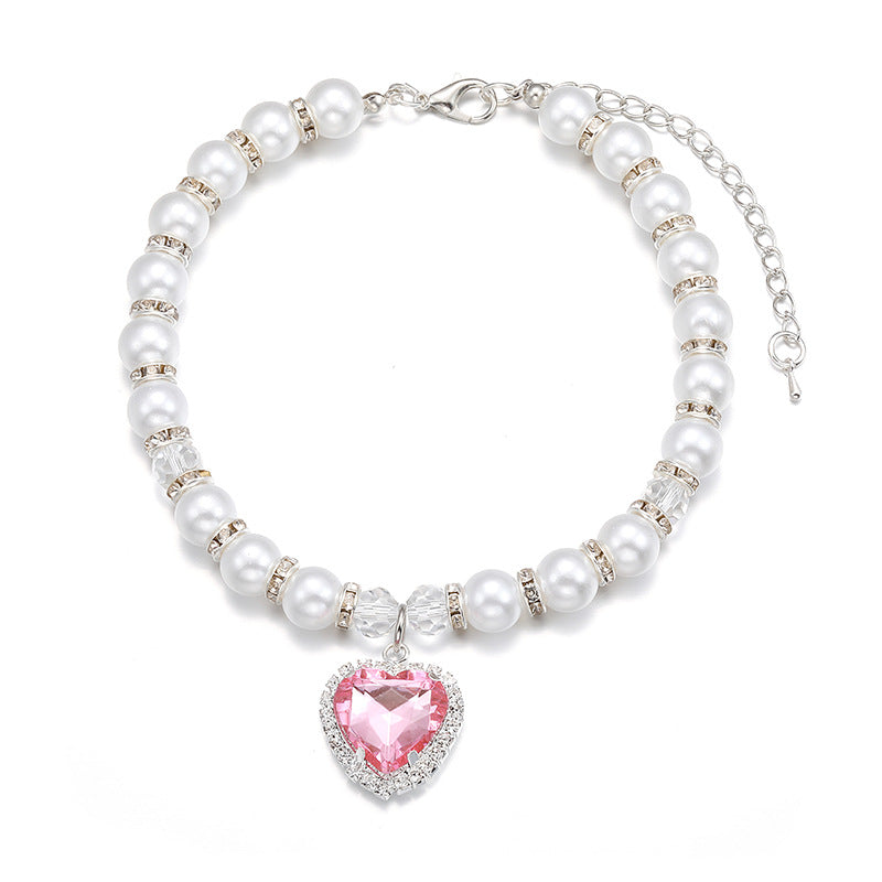 pearl breakaway pet collar, view 4 - MRSLM