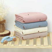 soft cotton knit baby blanket, view 10 - MRSLM