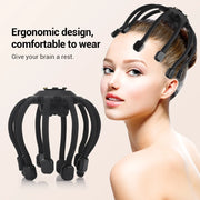 electric octopus head scalp massager, view 3 - MRSLM