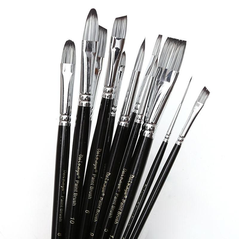 Conjunto profissional de 12 pincéis