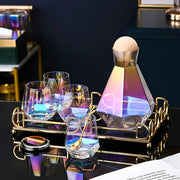 heat-resistant rainbow glass cup set, view 2 - MRSLM