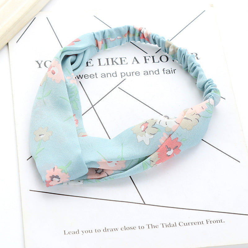 summer bohemian print headband, view 7 - MRSLM