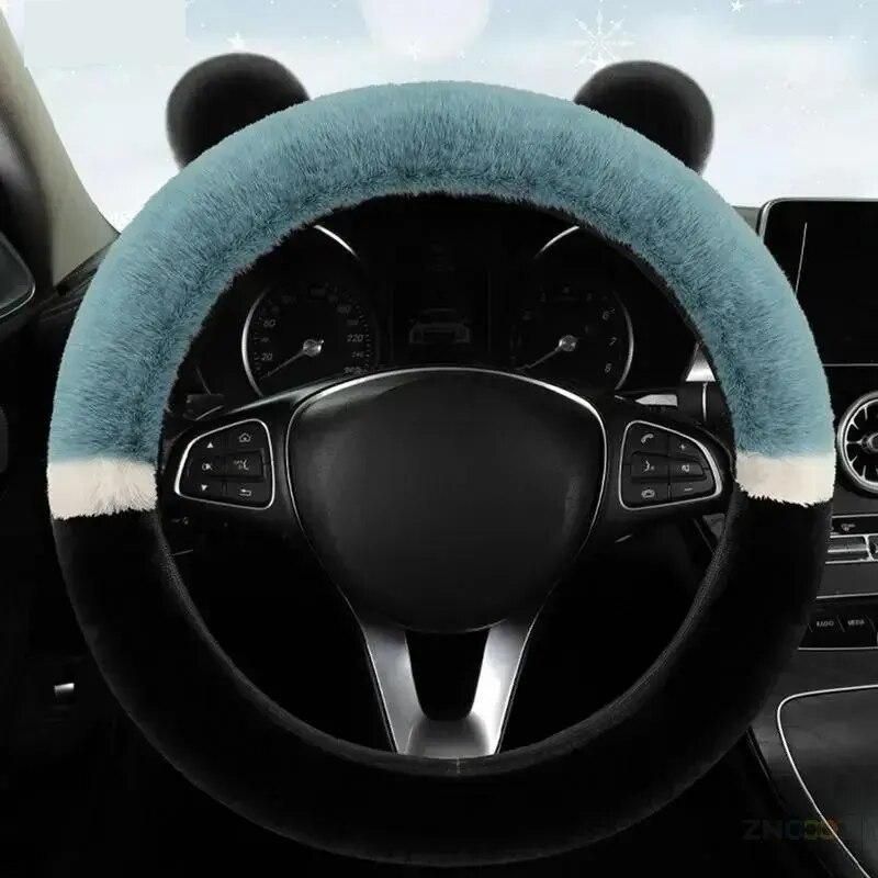 Cute ear-shaped steering wheel cover, view 7 - MRSLM
