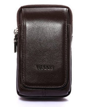 men's leather waist pack, view 6 - MRSLM
