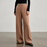 wide leg wool-blend trousers - MRSLM