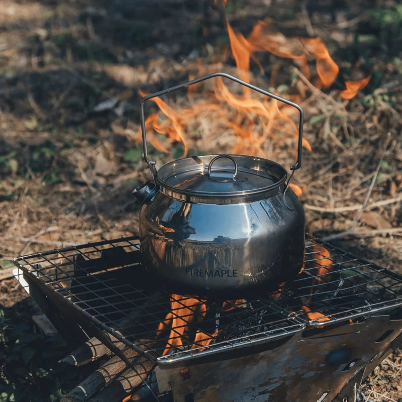 1.2l stainless steel camping kettle, view 3 - MRSLM
