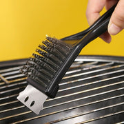 stainless steel bbq grill cleaning brush, view 4 - MRSLM