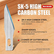 precision utility knife set, view 5 - MRSLM