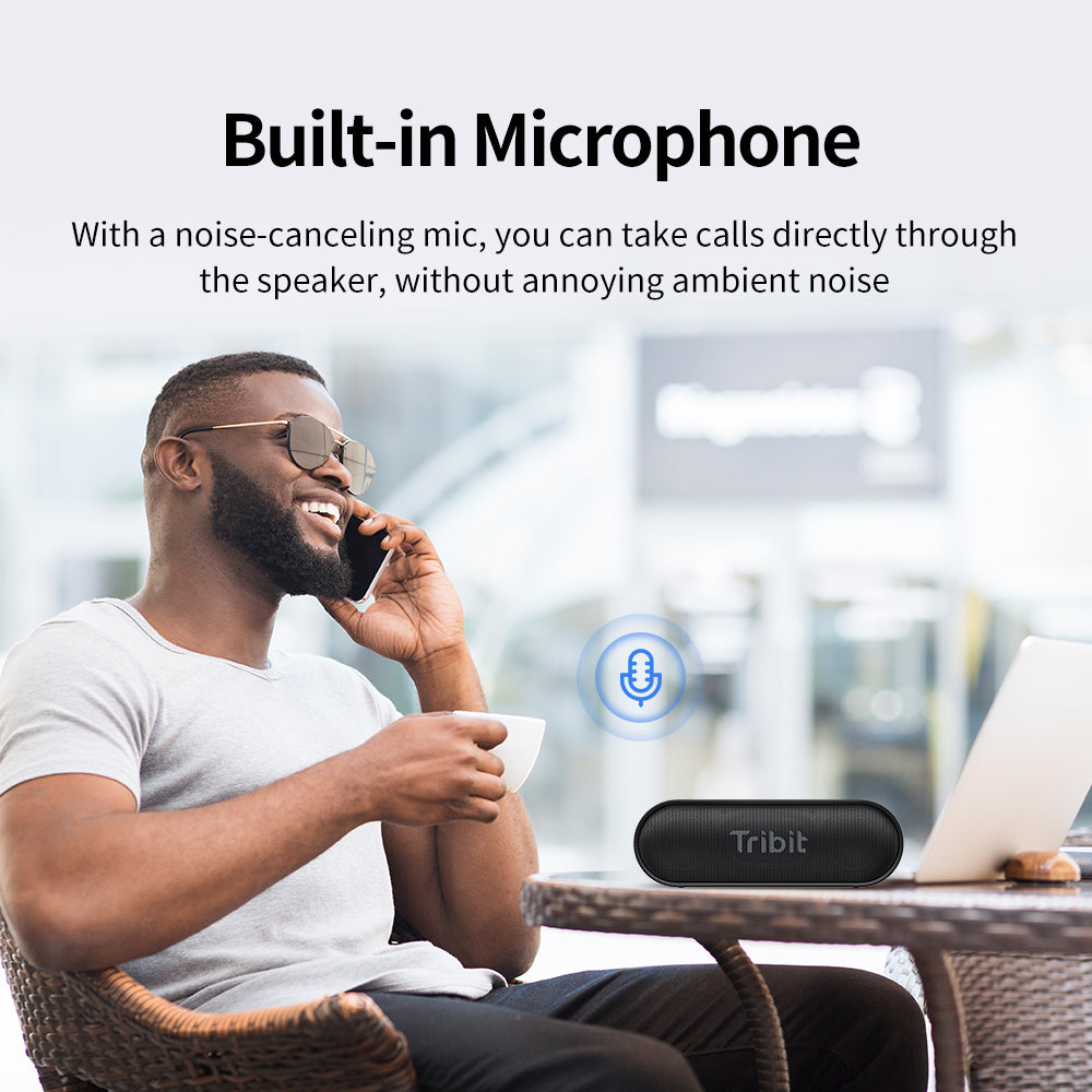 Portable Bluetooth Speaker with 24-Hour Playtime