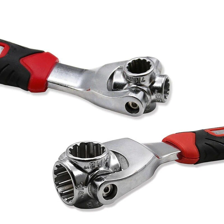 8-in-1 Multifunctional Rotating Socket Wrench - Universal, Non-Slip Grip Tool