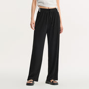 wide-leg drawstring trousers, view 4 - MRSLM