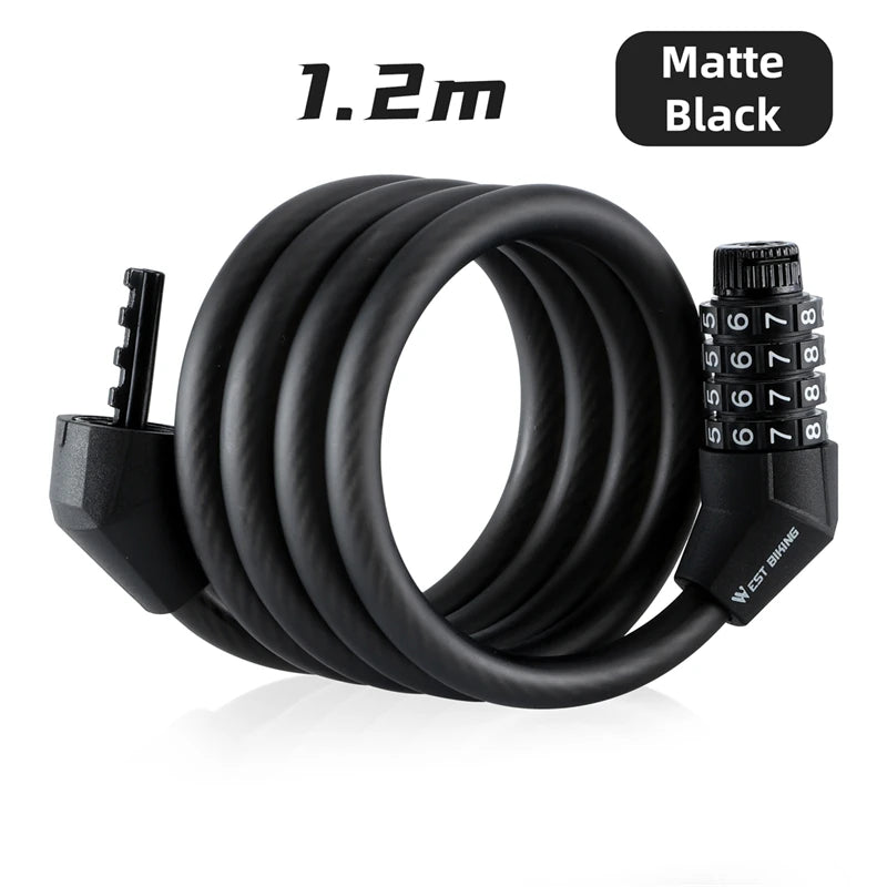 4-digit anti-theft bicycle lock, view 2 - MRSLM