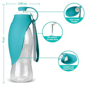 portable pet water bottle, view 8 - MRSLM
