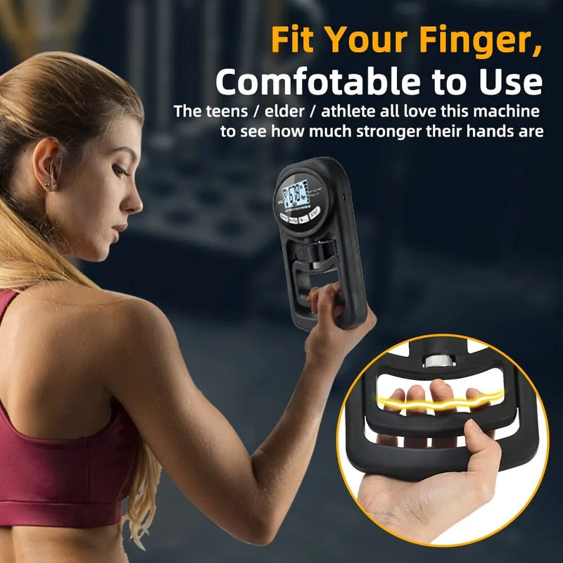 Digital grip strength trainer, view 3 - MRSLM
