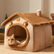 Foldable plush dog house, view 3 - MRSLM