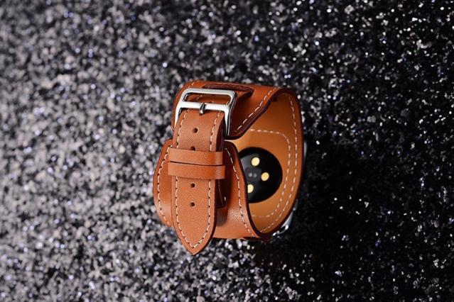leather watch strap, view 7 - MRSLM