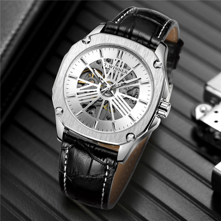 Waterproof Hollowed Out Automatic Mechanical Watch