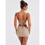 knit two-piece skirt set, view 5 - MRSLM