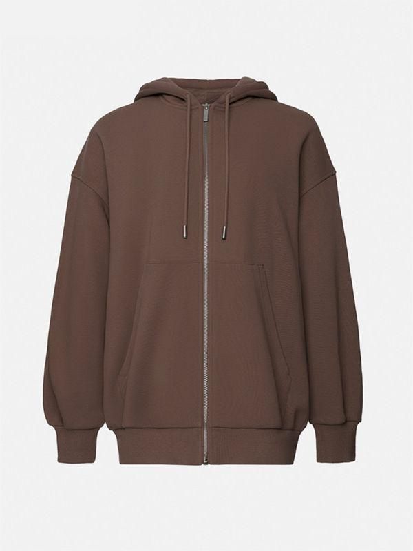 Bequemes Oversized-Hoodie- und Trainingsanzug-Set mit weitem Bein