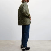 lightweight quilted button-up jacket, view 7 - MRSLM