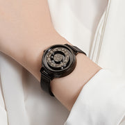 women's magnetic levitation quartz watch, view 7 - MRSLM