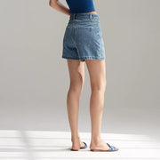 summer a-line denim shorts, view 5 - MRSLM