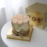 Mirror round flower pot preserved flowers, view 10 - MRSLM