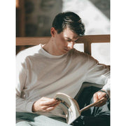 men's long sleeve cotton t-shirt, view 5 - MRSLM