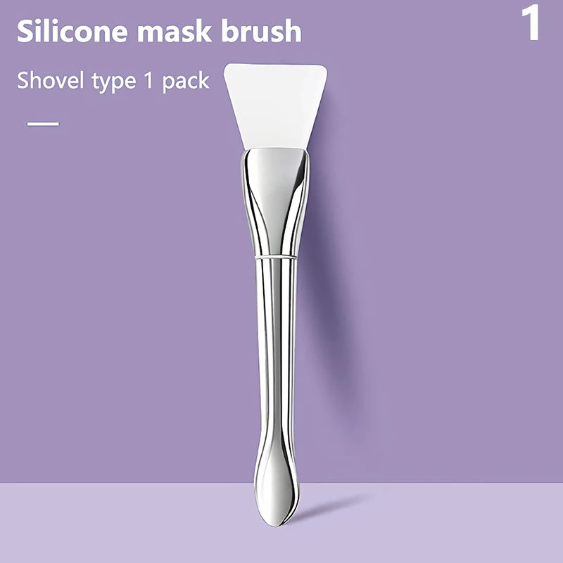 silicone makeup and mask brush, view 2 - MRSLM