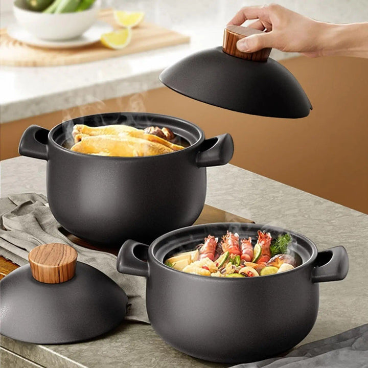 Ceramic Casserole Cooking Pot