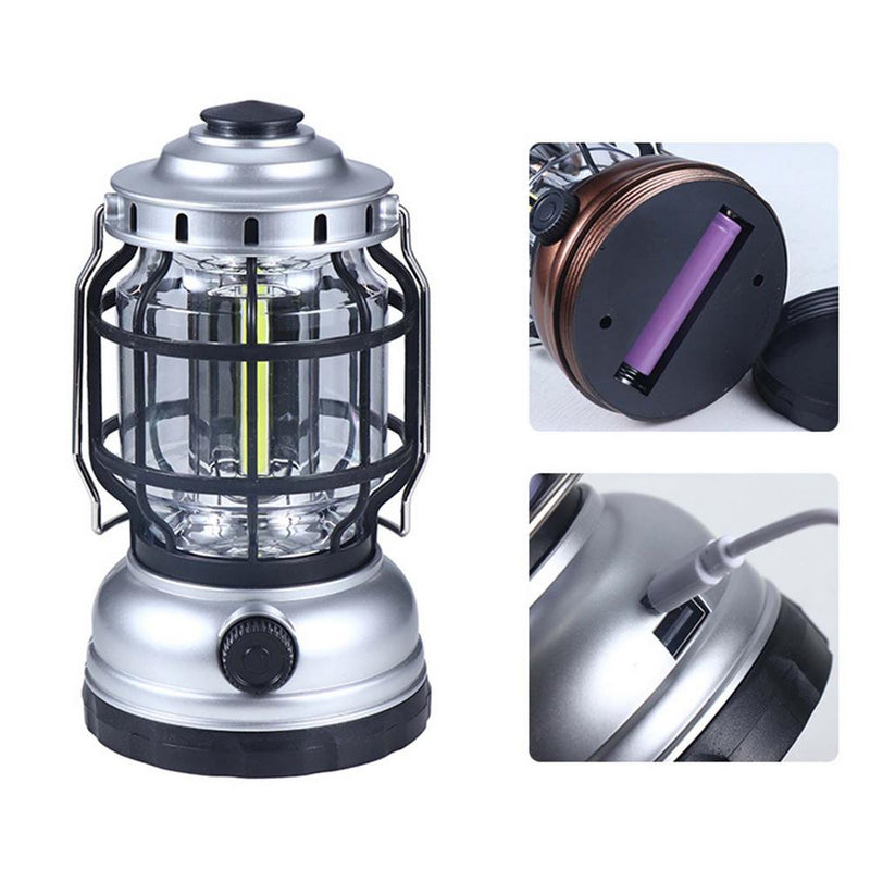 Tragbare LED-Campinglaterne – wasserdicht und USB-aufladbar